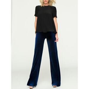 Reconnect Charlotte Straight Leg Velvet Maternity Velour Pants
